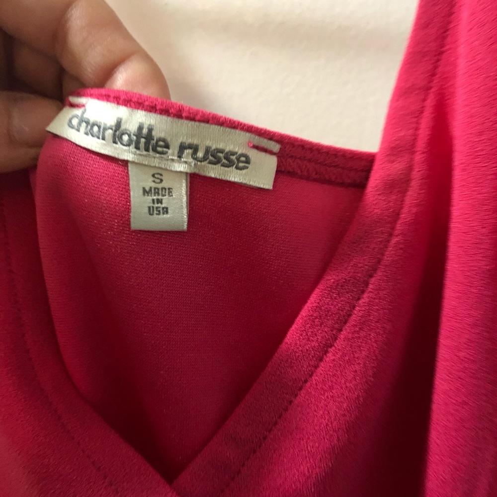 Charlotte Russe  Asymmetrical Bodycon Dress